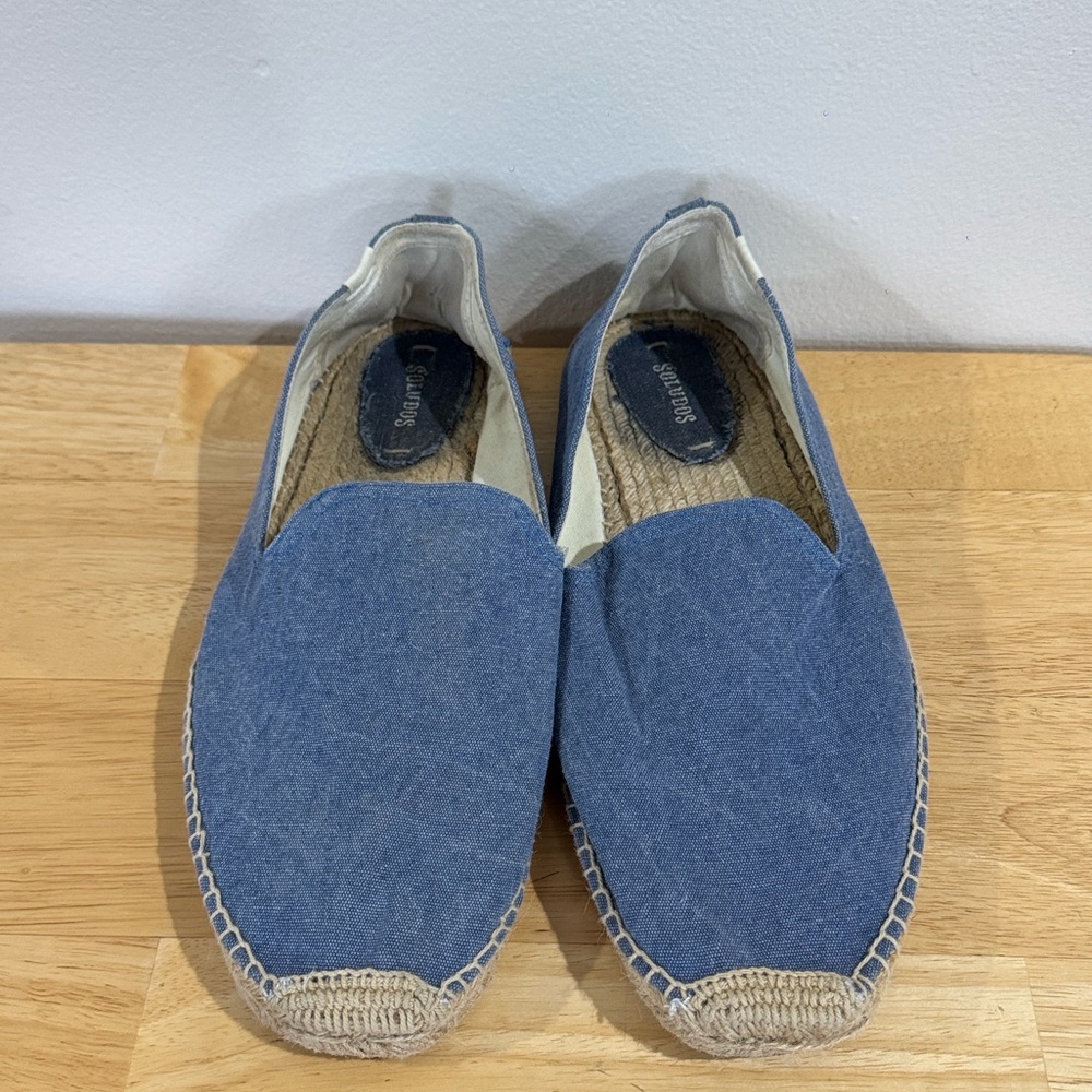 Soludos Espadrille Flats Chambray Slip On
Blue (Size EU45/US12)